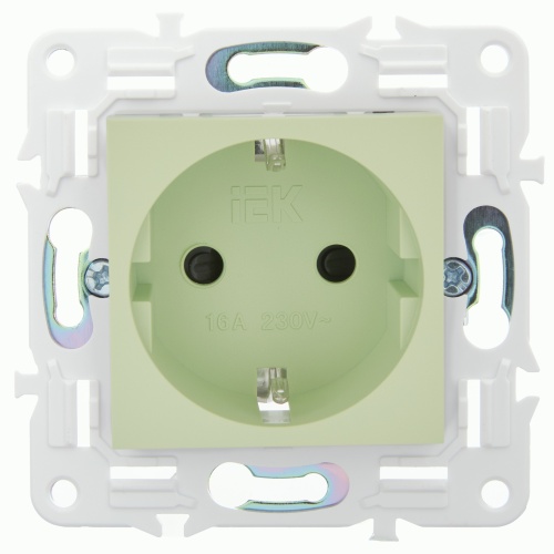 SKANDY Роз. с з/к/ш 16А б/к SK-R06M мятн. IEK | код SK-R14-16-1-K06 | IEK фото 3