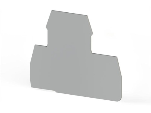 Сегмент концевой на клеммники 2-х ярусные PIK(2.5-4)N сер. NPP PIK 2.5-4N Klemsan 449019