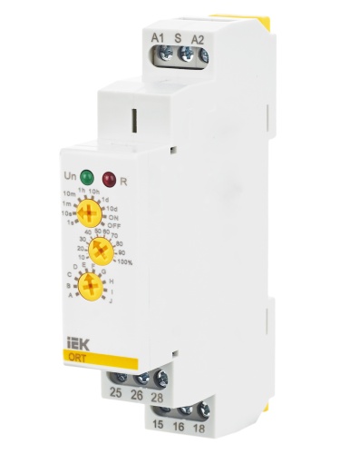 Реле времени ORT многофункциональное 2 контакта 12-240В AC/DC | код ORT-M2-ACDC12-240V | IEK фото 10
