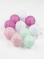 Гирлянда LED "Клубки" ULD-S0200-010/STB/2AA WARM WHITE IP20 TANGLES на батарейках 2AA (не в/к) 2м 10 диодов тепл. бел. свет Uniel UL-00007285