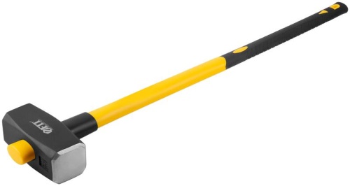 Кувалда кованая, фиброглассовая обратная усиленная ручка 900 мм, 6 кг | код 45246 | FIT