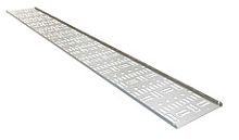 Hyperline CDV-150x9-22U-RAL7035 Перфорированный вертикальный кабельный организатор-лоток 150х9 мм, высотой 979 мм, для шкафа высотой 22U, серый | код 452054 | Hyperline