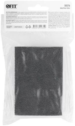 Губка шлифовальная угловая 100х70х25мм Р 360 средняя жесткость алюм./оксидная FIT 38376 фото 4