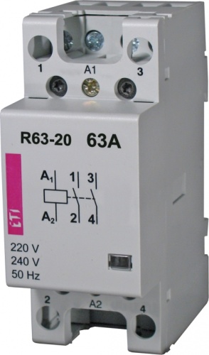 Контактор модульный R 63-11 24V | код 002463485 | ETI