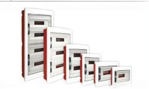 Корпус щита распределительного для модульного оборудования 24M(12х2) встраив. прозр. дверца Cetinkaya Pano CP10924 фото 5