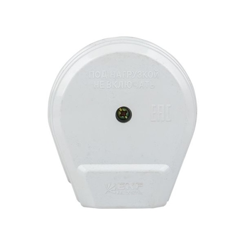 Вилка для разъема РШ-ВШ 32А 250В 2P+PE пластиковая бел, | код AS-250-B-01 | EKF фото 3