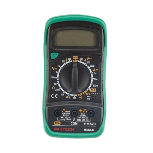 Мультиметр портативный MAS830, REXANT | код 13-2011 | MASTECH фото 11 Мультиметр портативный MAS830, REXANT | код 13-2011 | MASTECH фото 11