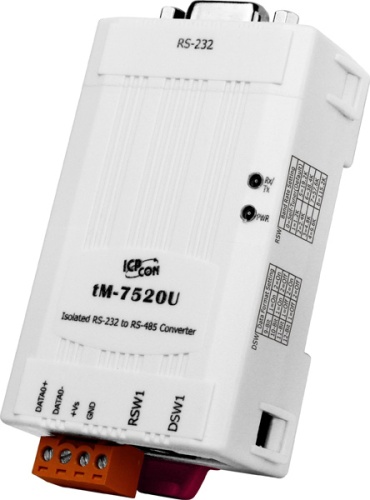 tM-7520U CR Isolated RS-232 to RS-485 Converter (RoHS) | код 00-06077738 | ICP DAS