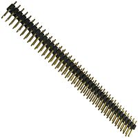 Штырь для плат 2.54 мм RUICHI PLD 2x40 (PLD-80 шаг 2.54 мм), 80 контактов | код 55198 | Ruichi