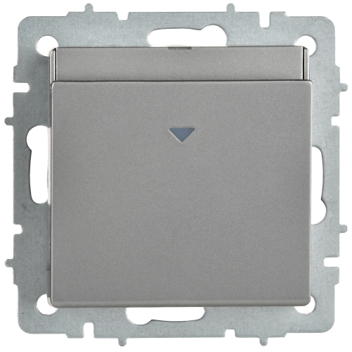 BRITE Выключ. карточный 30А ВС10-1-8-БрС сталь IEK | код BR-V11-0-10-K46 | IEK фото 4