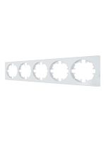 Рамка 5-м OSEN горизонт. квадрат бел. LEZARD 743-0200-150