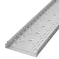 Лоток перфорированный Стандарт INOX (AISI 304) 300х50х3000 (0,8 мм) (3 м/уп) Промрукав | код PR16.2338 | ПРОМРУКАВ