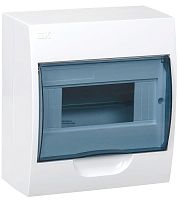 Корпус навесной модульный ЩРН-П-8 тонированная дверь IP41 1 ряд, 8 модулей, 200 х 184 х 95 (ВхШхГ) | код. MKP12-N-08-40-20 | IEK