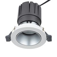 Светильник встраиваемый поворотный REXANT Horeca Dark Light с антиослепляющим эффектом 12 Вт 4000 К LED SILVER | код 615-1003 | REXANT