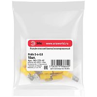 Разъем плоский NO-225-40 РпИп 5-6-0.8 изолированный «вилка» (упаковка 10 штук) | код Б0063364 | ЭРА