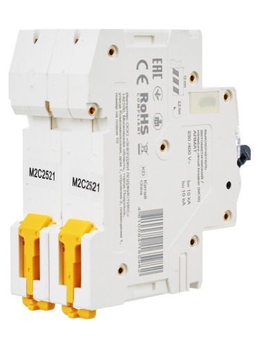 ARMAT Автоматический выключатель M10N 2P C 25А | код AR-M10N-2-C025 | IEK  фото 7