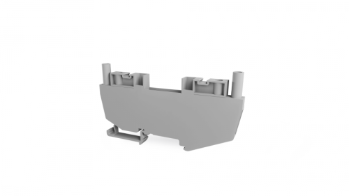 Измерительная клемма с разъединителем, 4 тестовых разъёма | код TDT-C 6 Gray | Tbloc