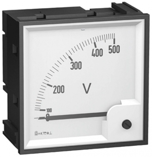 Поверенный ВОЛЬТМЕТР АНАЛОГОВЫЙ 0-500В 72Х72 | код 16005RU | SCHNEIDER ELECTRIC