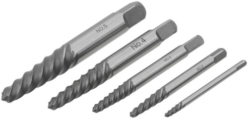 Набор экстракторов для шурупов усиленные (уп.5шт) FIT 36436 фото 2