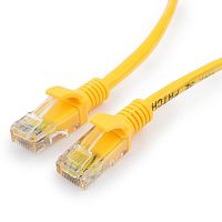 Патч-корд UTP Cablexpert PP12-15M/Y кат.5e, 15м, литой, многожильный (жёлтый) | код PP12-15M/Y | Cablexpert
