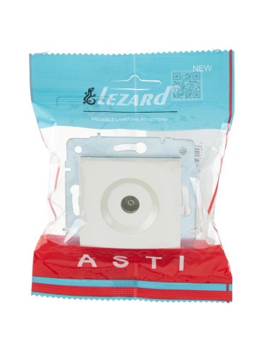 Розетка телевизионная оконечная TV СП ASTI IP20 механизм жемчуж./бел. перламутр. LEZARD 7081-3088-130 фото 4 Розетка телевизионная оконечная TV СП ASTI IP20 механизм жемчуж./бел. перламутр. LEZARD 7081-3088-130 фото 4