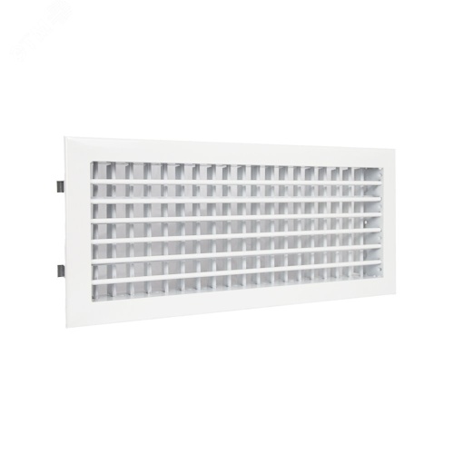 Решетка двухрядная алюминиевая 2WA 300x200 | код 4687203903312 | VentART