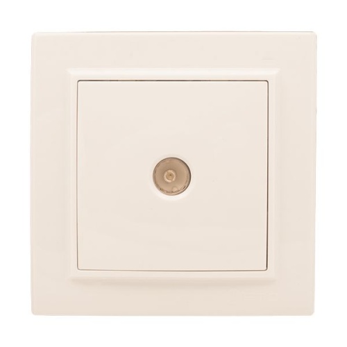 Розетка TV 1-мест, СП бежевый 75Ом 5-862МГц Минск | код ERA00-027-20 | EKF фото 2