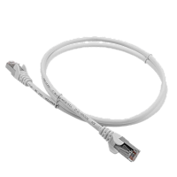 Патч-корд LANMASTER LSZH FTP кат.5e, 5.0 м, белый | код LAN-PC45/S5E-5.0-WH | LANMASTER