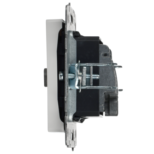 BRITE Розетка двойная TV+SAT РТВ/РСп12-БрБ белый | код BR-AF20-O-K01 | IEK фото 2