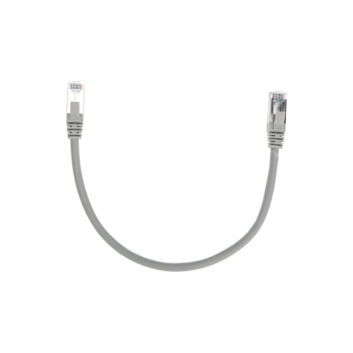 Патч-корд F/UTP, CAT 6, RJ45-RJ45, 26AWG, LSZH, серый, 0,3м REXANT | код 02-0210-03 | REXANT