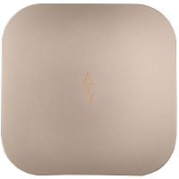 GLORY Выключатель 1-клавишный для открытой установки проходной 10А ВСп10-1-0-ХШм шампань матовый IEK | код EVH12-K37M-10 | IEK