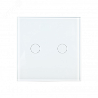 Умный выключатель, 2 клавиши, белый | код Powerlite-WS2W (Белый) | Sibling