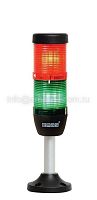 IK52L220XM03 Сигнальная колонна 50 мм, красная, зелёная , светодиод LED 220 В | код IK52L220XM03 | EMAS