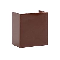 Соединитель (40х25) (4 шт) темное дерево-Plast | код cond-40-25x4 | EKF
