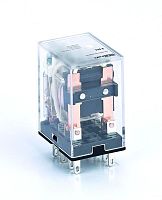 Промежуточное реле 2 конт. с LED инд. 5А 24В DC ПР-102 | Код. 23838DEK | DEKraft