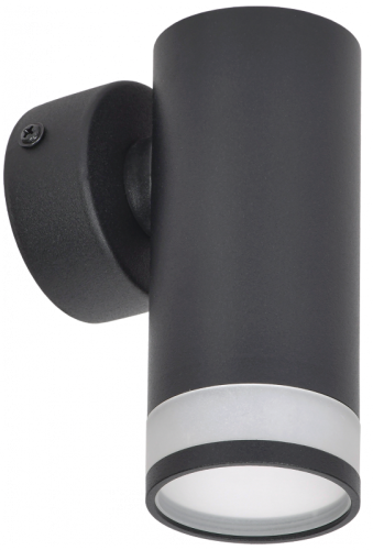 Светильник 4008 настенный GU10 черный IEK | код LT-UBB0-4008-GU10-1-K02 | IEK