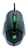 Мышь Оклик 915G HELLWISH V2 черный/серый оптическая (4800dpi) USB (6but) | код 1003993 | Oklick