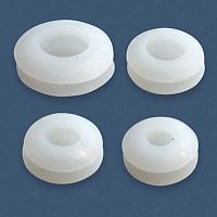 Втулка проходная RUICHI 8х14х10х6х2 белая, резина EPDM | код 103913 | Ruichi