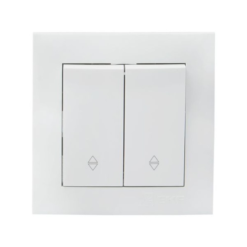 Валенсия выключатель 2-кл, 10А белый проходной PROxima | код EWV10-027-10 | EKF фото 2