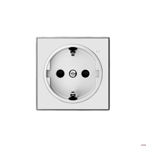 Накладка для розетки SCHUKO SKY альпийский белый | код 8588 BL | ABB