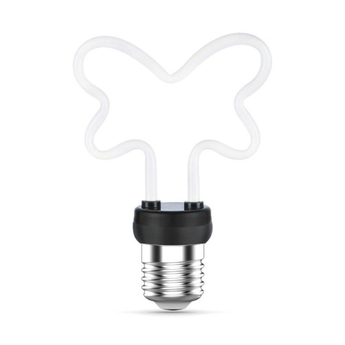 Лампа светодиодная филаментная Filament Artline 4Вт Butterfly матов. 2700К тепл. бел. Е27 330лм milky GAUSS 1001802104 фото 5