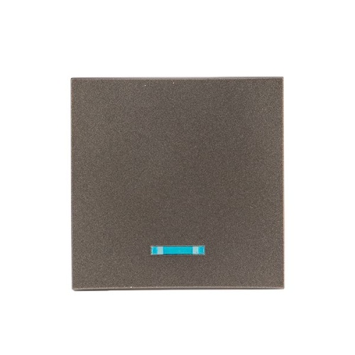 Валенсия лицевая панель выключателя 1-кл, с индикатором 10А графит PROxima | код ESV10-L-121-60 | EKF фото 3