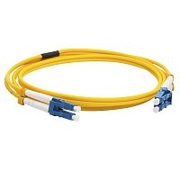 Патч-корд оптический LANMASTER, LSZH, дуплексный, LC/UPC-LC/UPC, SM OS2, 10 м | код LAN-2LC-2LC/SU-10 | LANMASTER