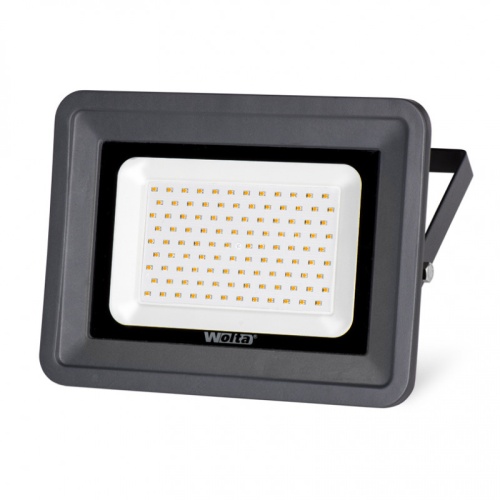 Прожектор светодиодный WOLTA WFLS-100W/06 100Вт 4000K IP65 9000лм серый 310x279/230x40 1/5 | код WFLS-100W/06 | WOLTA