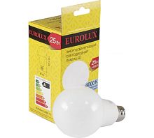 Лампа светодиодная LL-E-A80-25W-230-4K-E27 (груша, 25Вт, нейтр., Е27) Eurolux, , Шт | код 76/2/76 | EUROLUX
