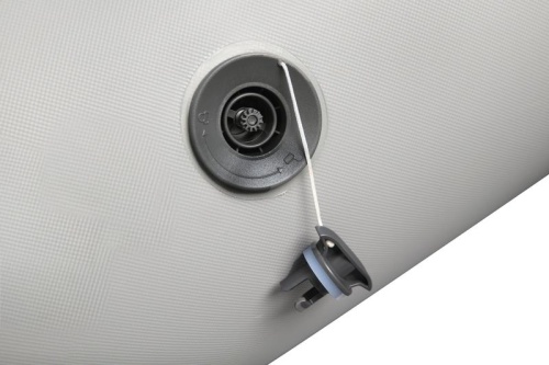 Лодка надувная Caspian (65046) 230х130х33см с жестким дном до 258кг весла 145см насос транец Bestway 6942138981315 фото 4