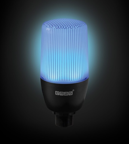Сигнальная колонна с многоцветным (5 цветов) модулем и зуммером, 220V AC, крепление на винт M22, IF5M220ZM05 | код IF5M220ZM05 | EMAS