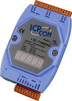 I-7188E5D-485 CR Internet Communication Controller with display one Ethernet port, Four RS-485 ports and | код 00-01175171 | ICP DAS