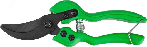 Секатор плоскостной 195 мм, с пластиковыми рукоятками | код 423011 | РОСТОК