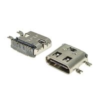 Разъём USB RUICHI USB3.1 TYPE-C 16PF-026, 16 контактов | код 107841 | Ruichi